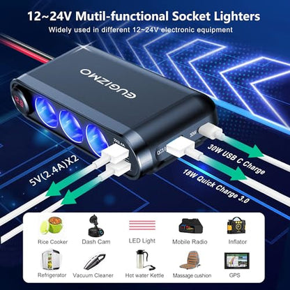 Cigarette Lighter Splitter