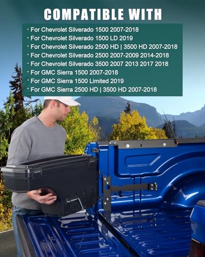 Truck Bed Tool Box for Chevrolet Silverado for GMC Sierra 2008