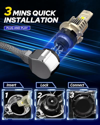 D4S Bulb 60000LM LED Bulb (2 Count)