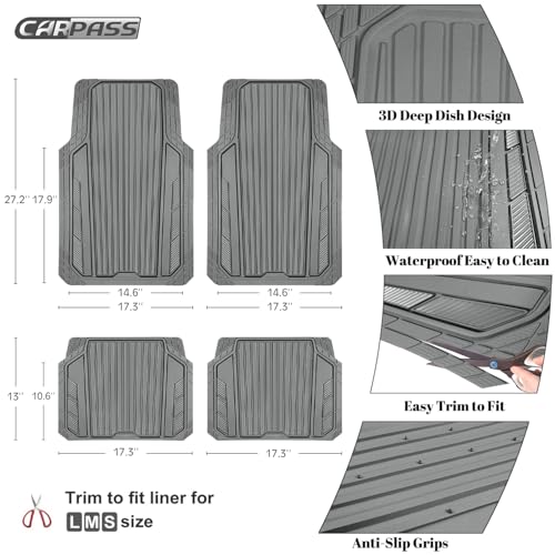 Heavy Duty Sporty Rubber Car Mats