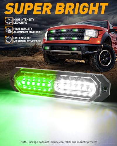 1200T Emergency Strobe Grille Lights (8 Count)