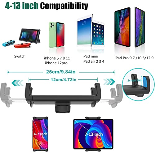 Car Seat Rail Floor Tablet Mount Truck Vehicle Holder for 4