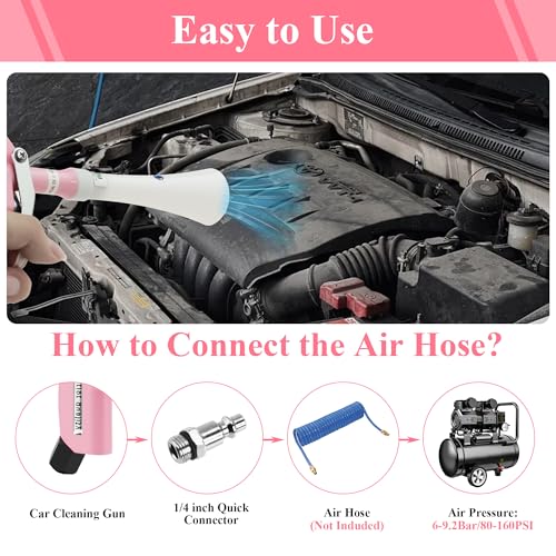 Tornado Dry Cleaning Gun Detailing Interior Dryer Air Blow Gun