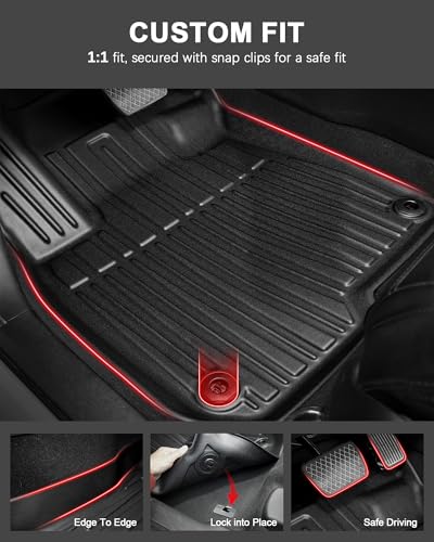 All Weather Floor Mats Fit for 2017