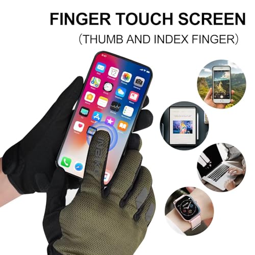 Breathable Mesh Motorcycle Gloves for Men