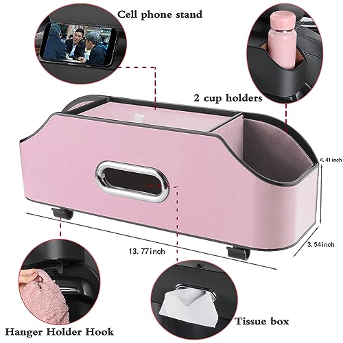 Car Back Seat Organizer with 2 Cup Holders (22.9281 Ounce)