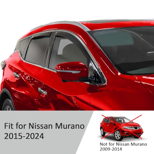 in Channel Extra Durable Rain Guards for Nissan Murano 2015