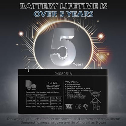 24V 7AH Battery for 24 Volt Ride on Cars Toys