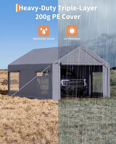 12x20 ft Portable Garage