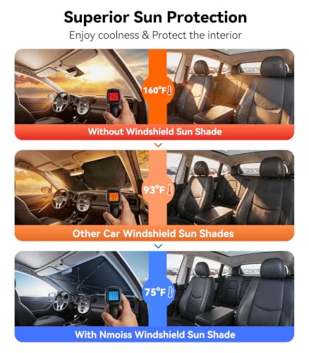 Vinyl Coating Heat Shield] Windshield Sun Shade Umbrella Custom for Soul