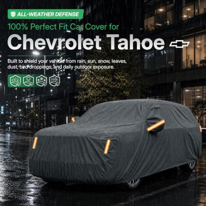 Waterproof Heavy Duty Car Cover Custom Fit Chevrolet Tahoe