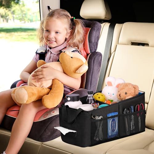 Backseat Car Organizer Car Caddy Passenger Seat Organizer for Kids