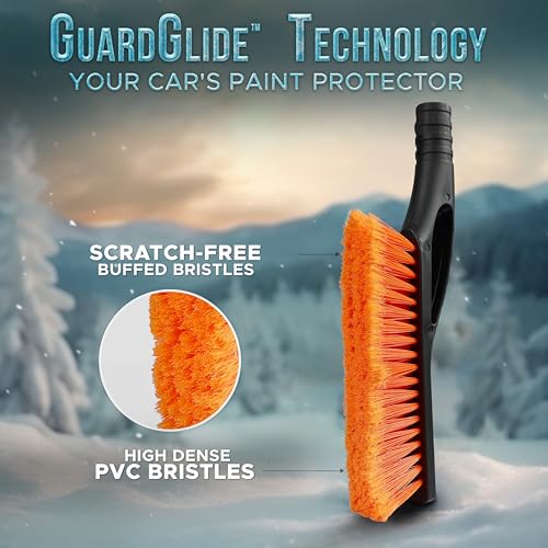 27" Car Snow Brush and Ice Scrapers for Car Windshield (2 Count)