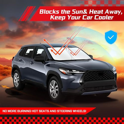 Windshield Sun Shade for Toyota Corolla Cross 2022