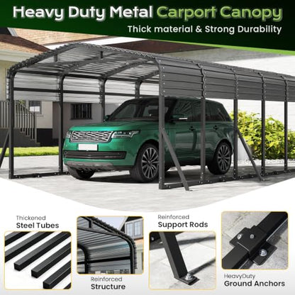 12x25FT Metal Carport