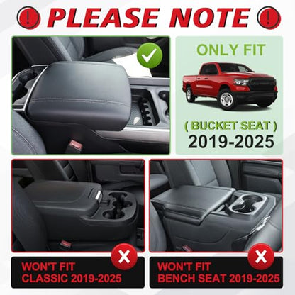 Armrest Cover for Ram 1500 2500 2019+