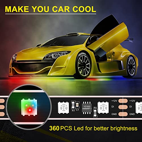 Car Underglow Light Strip Dream Chasing Color (16 Ounce)