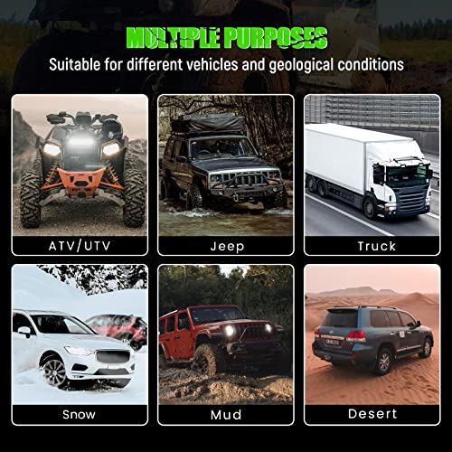 1"×30ft Kinetic Recovery Tow Rope