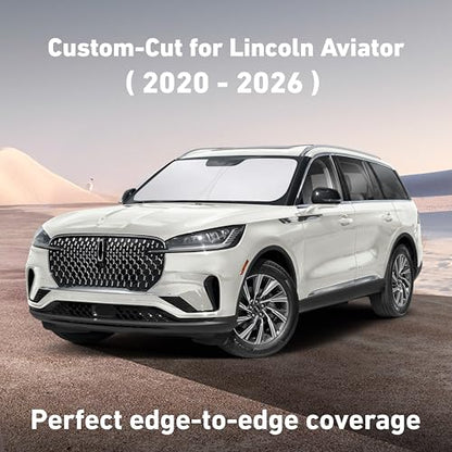 Windshield Sunshade Compatible for Lincoln Aviator 2020