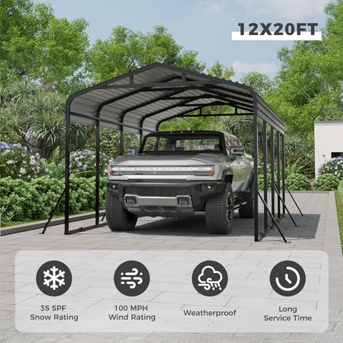 12x20 FT Metal Carport