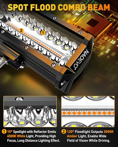 12 Inch LED Light Bar with Wiring Harness