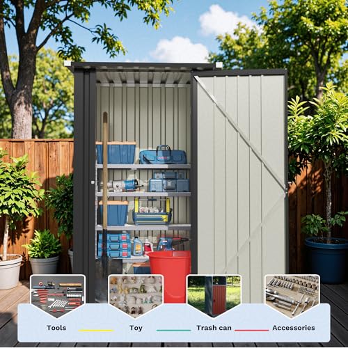 3x3 FT Outdoor Storage Shed