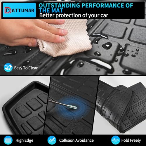 Trunk Mat+2nd&3rd Row Backrest Mats for 2010