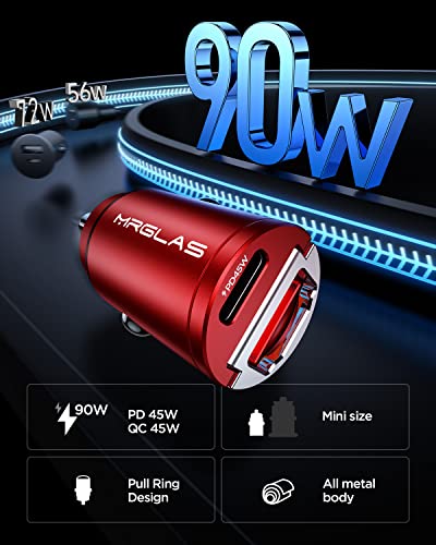 90W USB C Car Charger Fast Charge