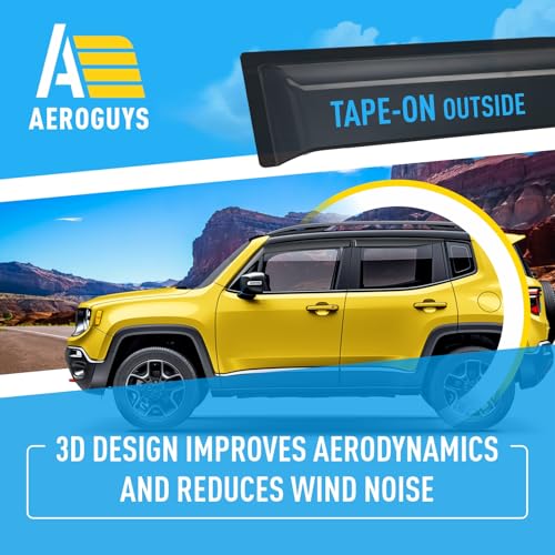 Extra Durable Window Deflectors Tape (4 Count)