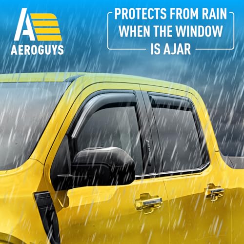 Extra Durable Window Deflectors in (4 Count)