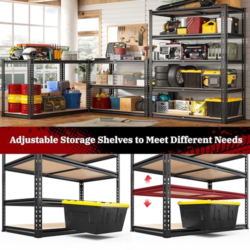 40" W Storage Shelves Load 2500Lbs for Garage Pantry Closet Kitchen