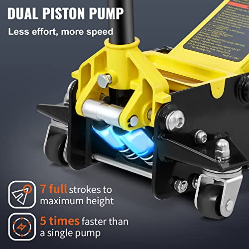 3 Ton Low Profile Aluminum & Steel Racing Floor Jack