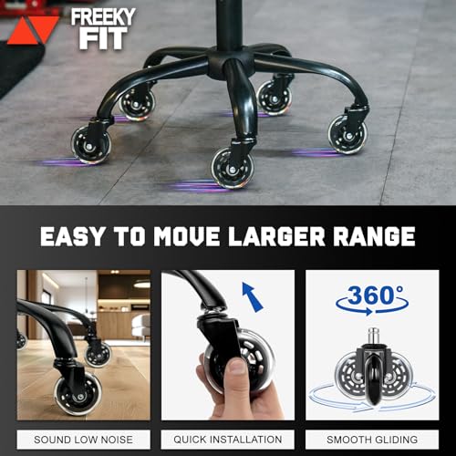 Rolling Shop Stool with Wheels