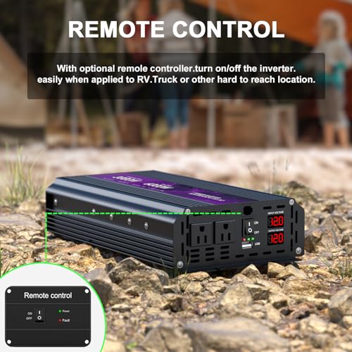 3000W Power Inverter 12V DC to 110V
