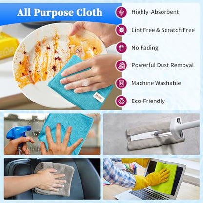 Microfiber Cleaning Cloth (24 Count)
