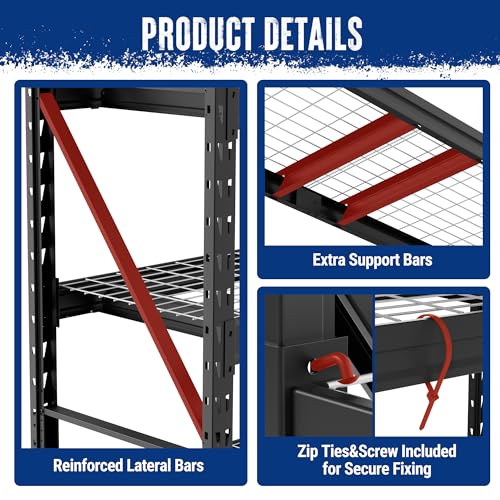 77 Inch Garage Utility Shelving