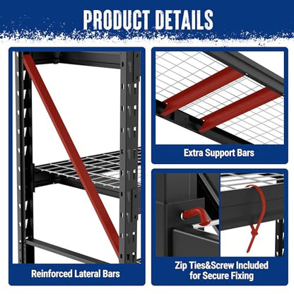 77 Inch Garage Utility Shelving