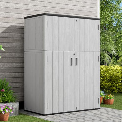 Outdoor Vertical Storage Shed