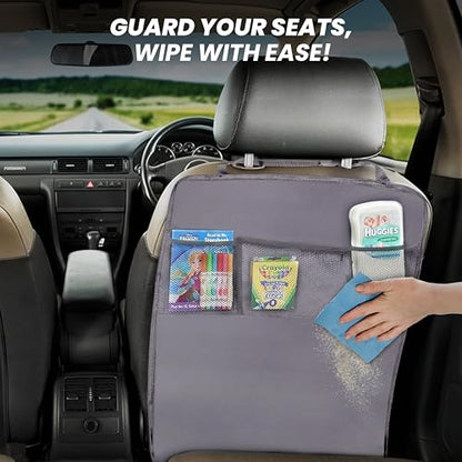 2 Pack Back of Seat Protector for Kids Feet (2 Count)