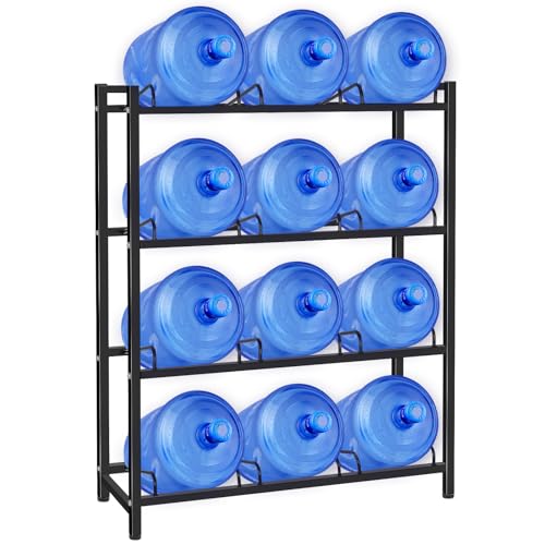 5 Gallon Water Jug Holder for 12 Bottles Without Wobbling