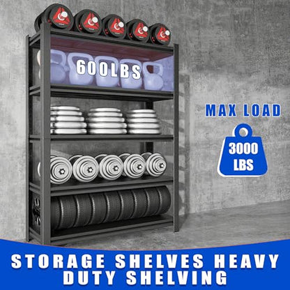 63''H Garage Shelving Heavy Duty Rack