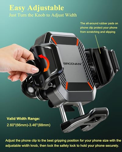 Anti Theft Phone Mount Holder with Vibration Dampener
