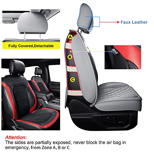 F150 Faux Leather Seat Covers Fit for 2015