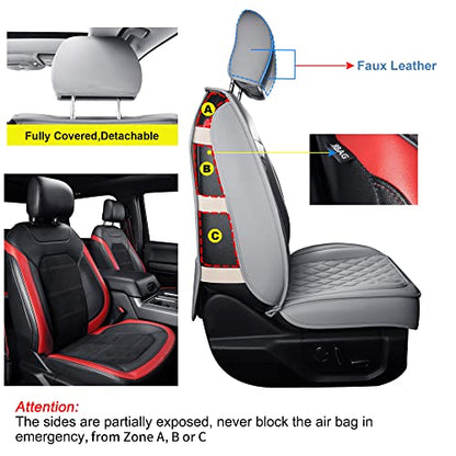 F150 Faux Leather Seat Covers Fit for 2015