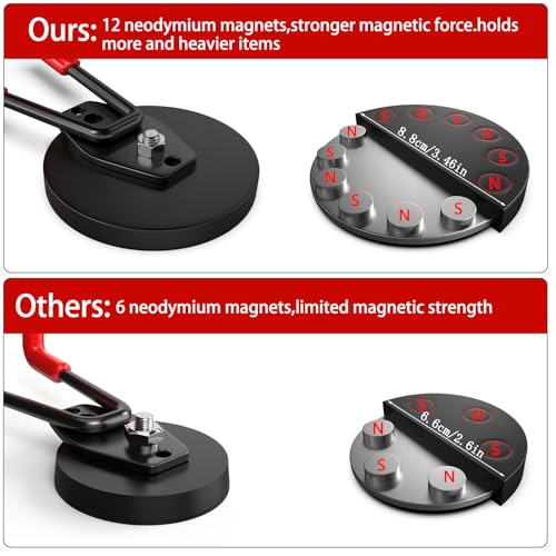 Heavy Duty Magnetic Hooks (2 Count)