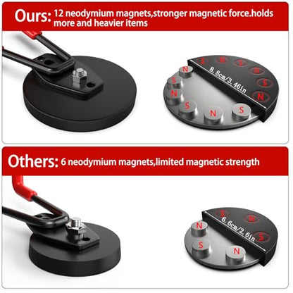 Heavy Duty Magnetic Hooks (2 Count)