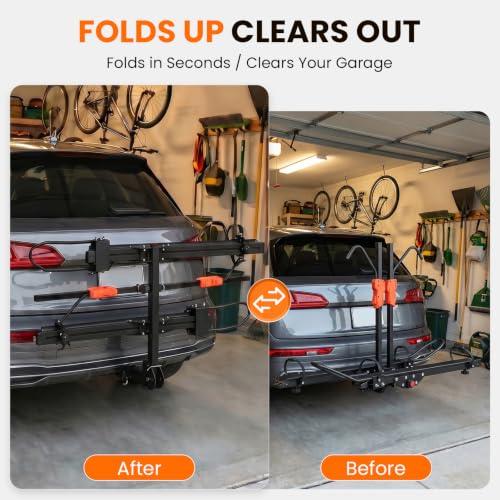 Platform 2 EBike Rack for Car Hitch Bike Rack for SUV RV Trucks Carrier Bicycle Car Racks 2 (2 Count)