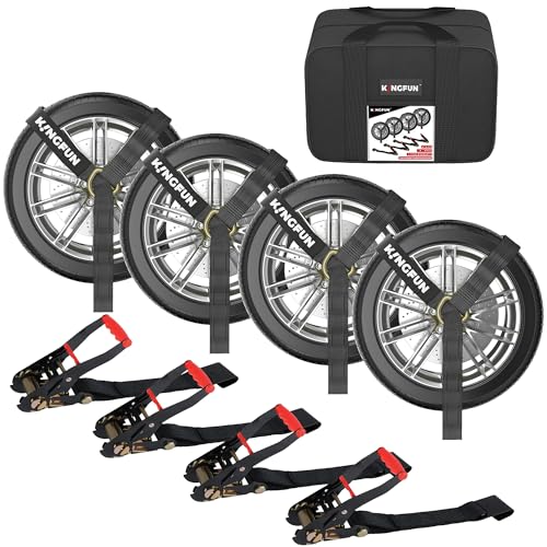 Car Tie Down Straps for Trailers (4 Count)