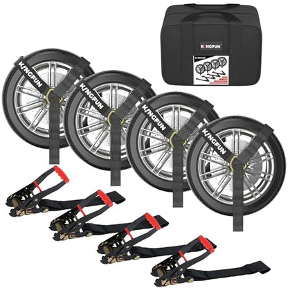 Car Tie Down Straps for Trailers (4 Count)