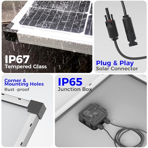 200W 12V Solar Panel 9BB Cell Monocrystalline